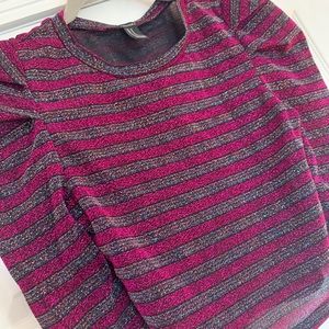 Forever 21 Sparkly striped shirt